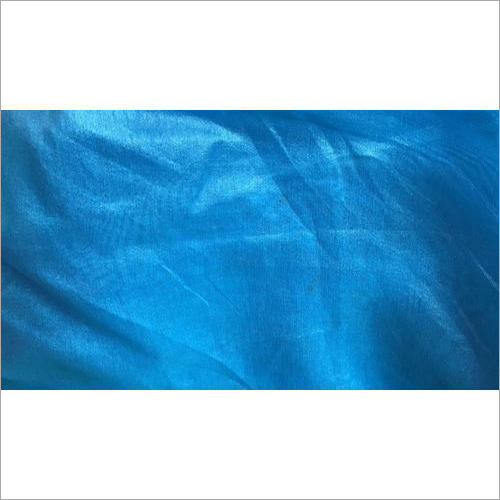 Blue Dupion Silk Fabric Blue Dupion Silk Fabric